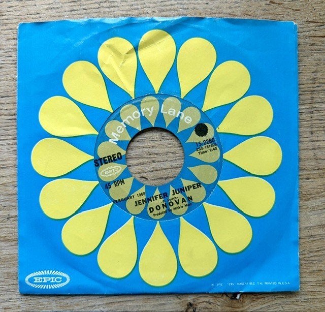 Donovan - Jennifer Juniper / Hurdy Gurdy man, Ophalen of Verzenden, Zo goed als nieuw, Pop