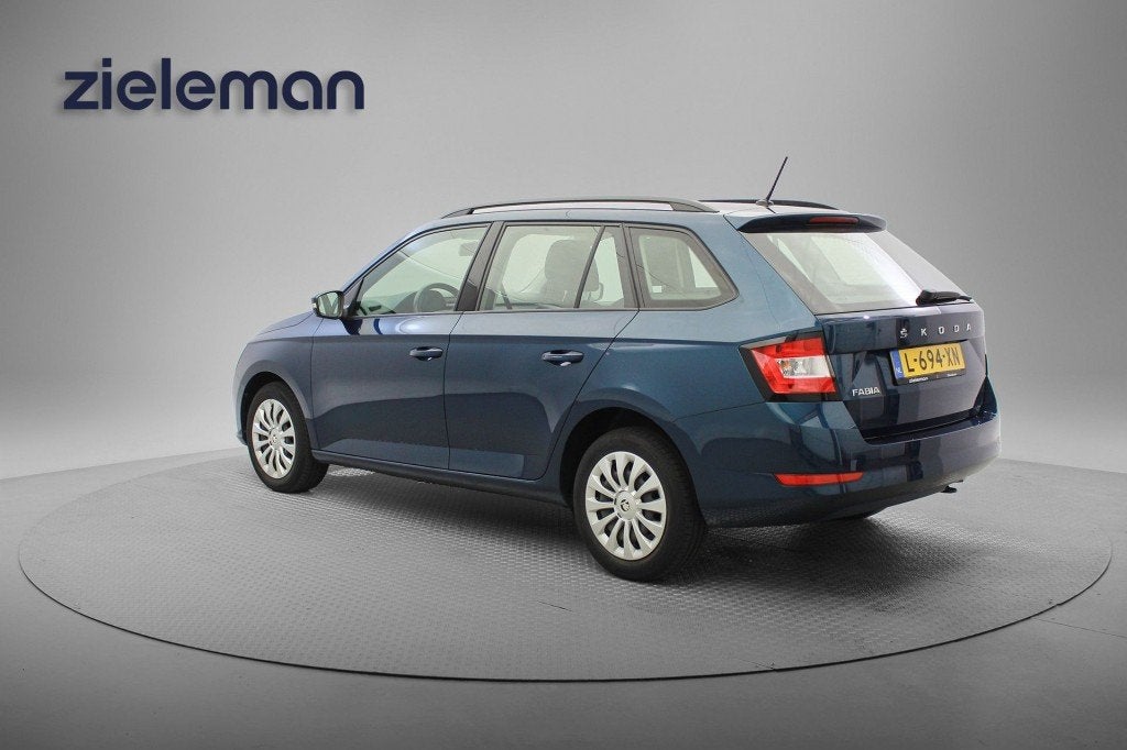 Skoda FABIA Combi 1.0 TSI Active - Airco, Cruise, Gebruikt, Euro 6, 95 pk, Blauw