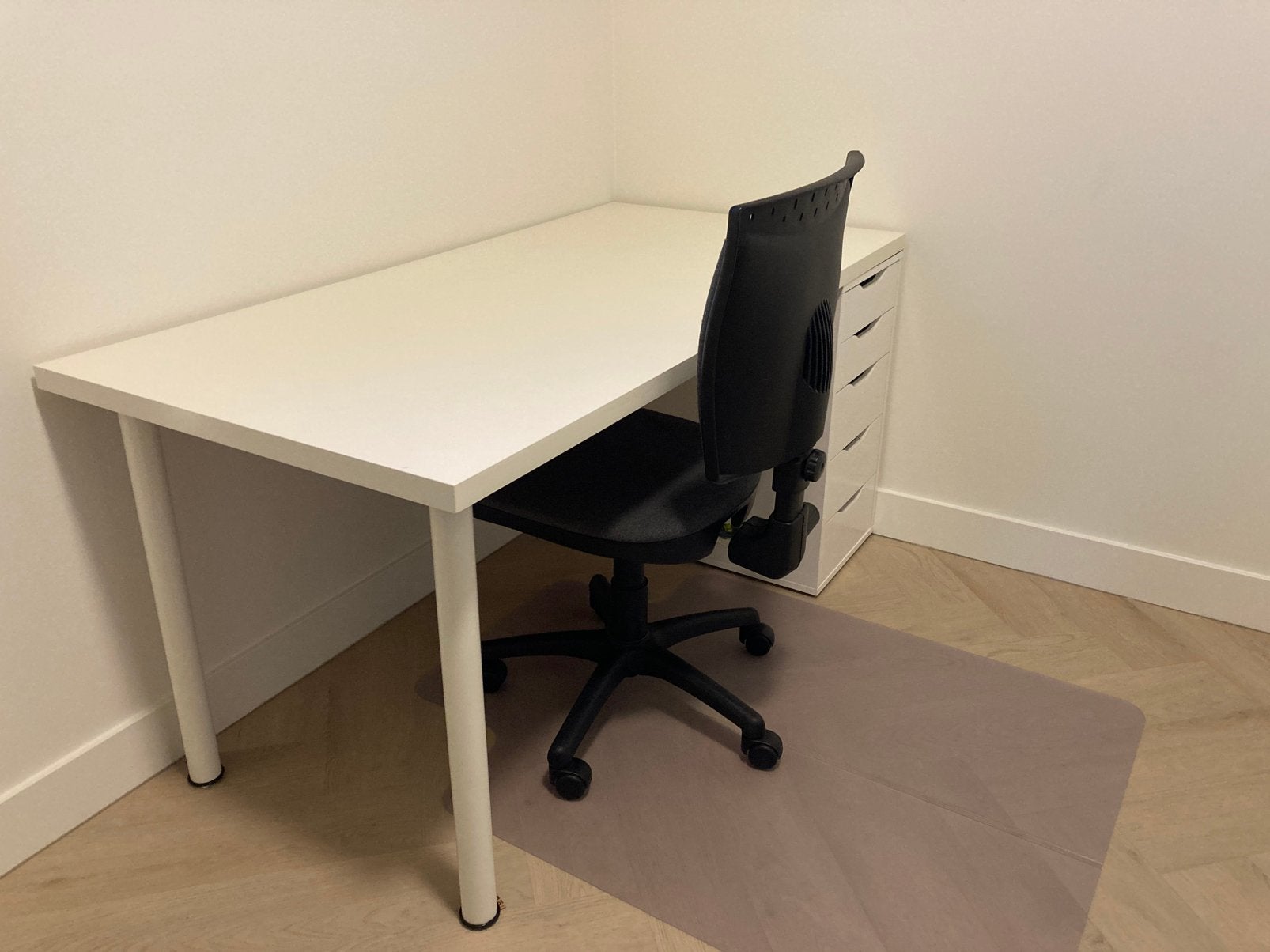 Ikea bureau met bureaustoel, Ophalen, Overige typen, Gebruikt, 150 cm