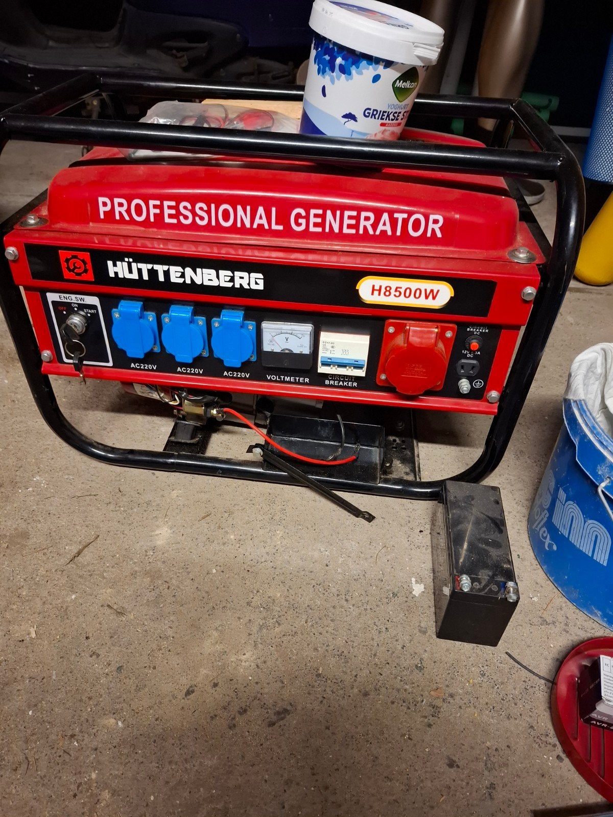 defect huttenberg generator, Ophalen of Verzenden, Gebruikt, Benzinemotor