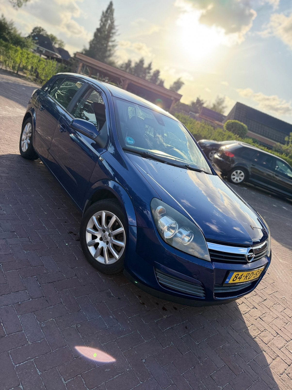 Opel Astra 1.6 16V 5D 77KW 2005 Blauw, Auto's, Voorwielaandrijving, 15 km/l, 4 cilinders, 1165 kg