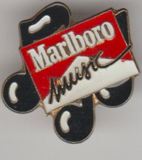 Marlboro music vintage pin, Verzenden, Zo goed als nieuw