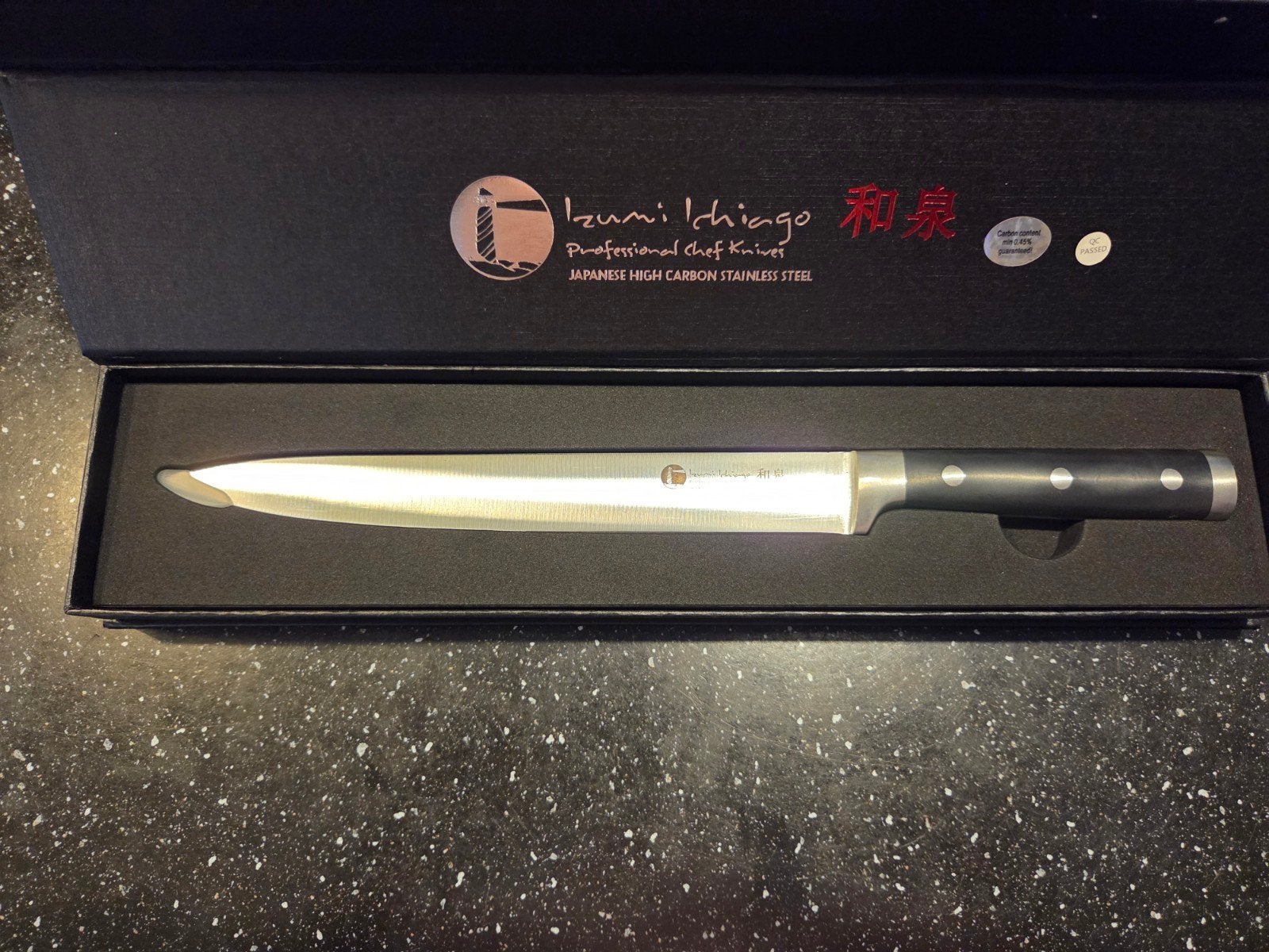 IZUMI ICHIAGO Sashimi vis- en hammes, Tecaran handvat, "Prof, Overige typen, Ophalen of Verzenden, Nieuw