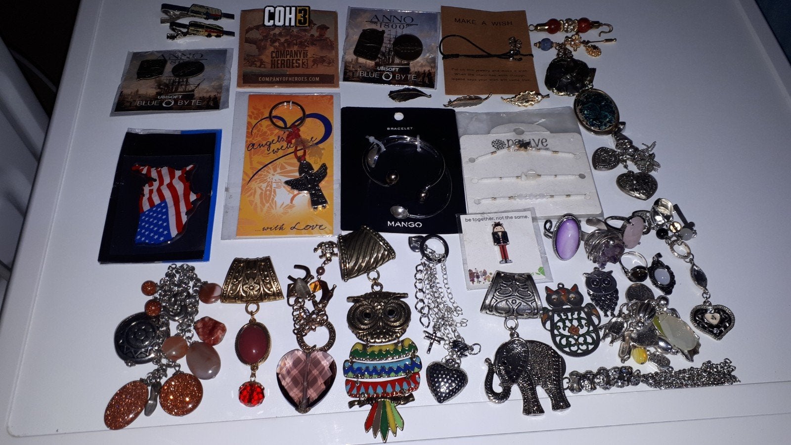 Rommelmarkt, Sieraden, Tassen en Uiterlijk, Kettingen, Ophalen of Verzenden, Overige kleuren, Overige materialen