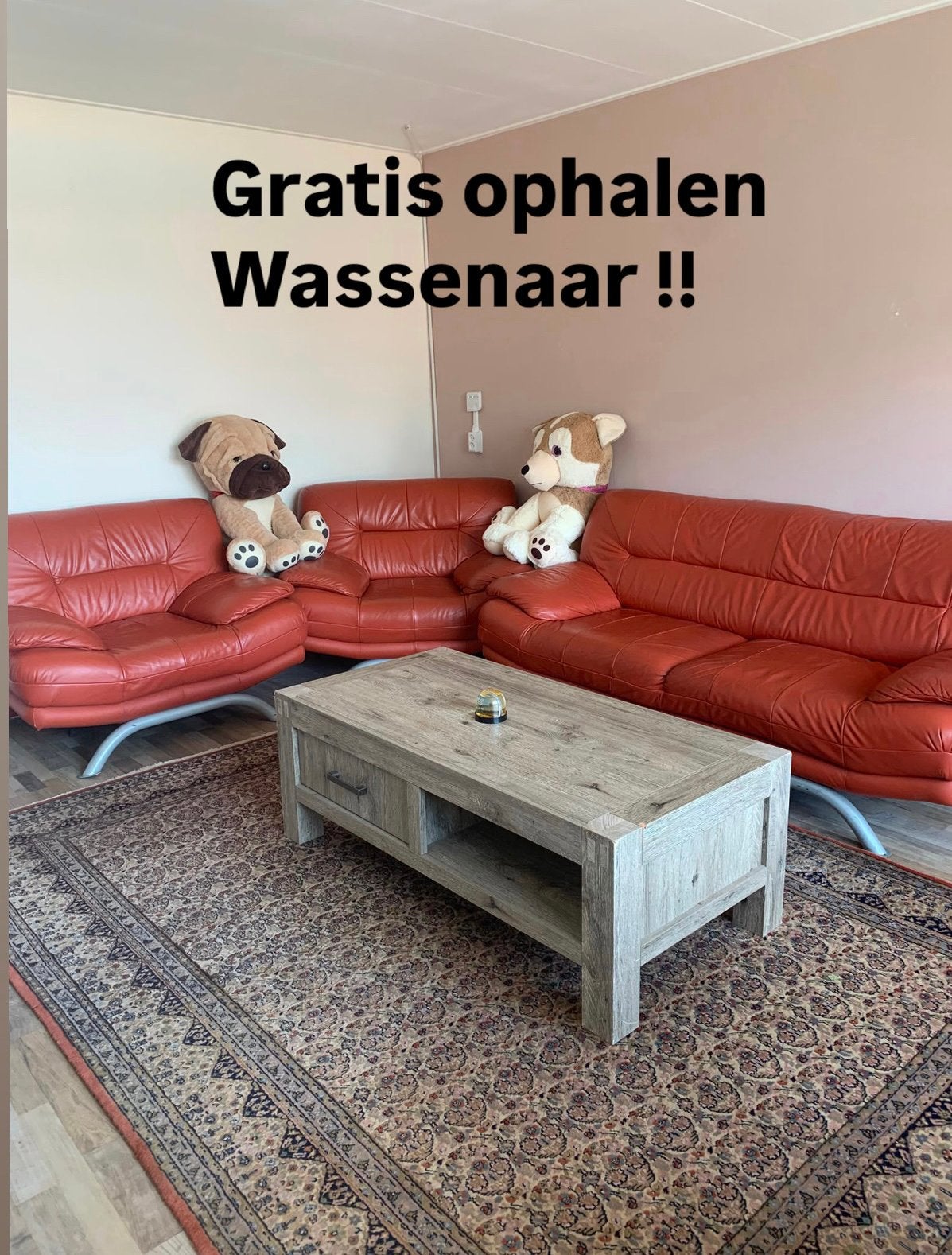 Gratis ophalen Z.S.M. woonkamer meubels  TV bankstel tafel, Ophalen, Gebruikt, Hout