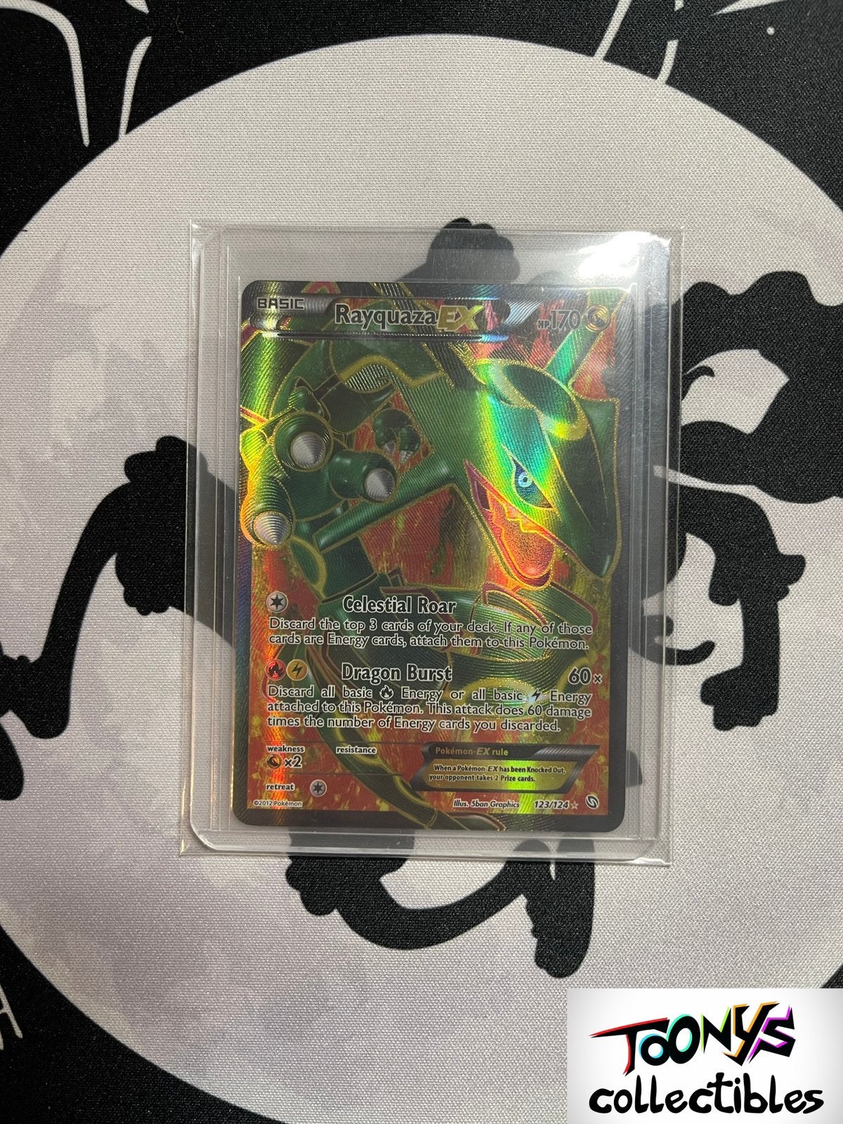 Pokemon TCG - Rayquaza EX - 123/124, Ophalen of Verzenden, Zo goed als nieuw