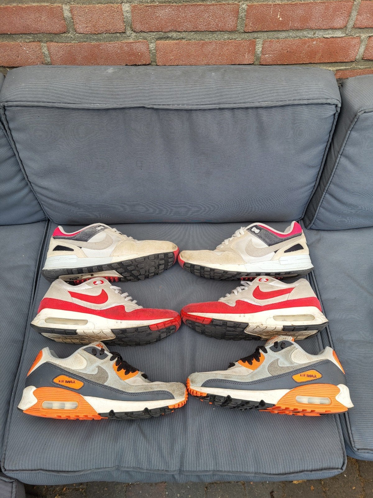Nike air max 1 90 diversen gedragen 41 origineel cult, Ophalen of Verzenden, Gedragen, Overige kleuren