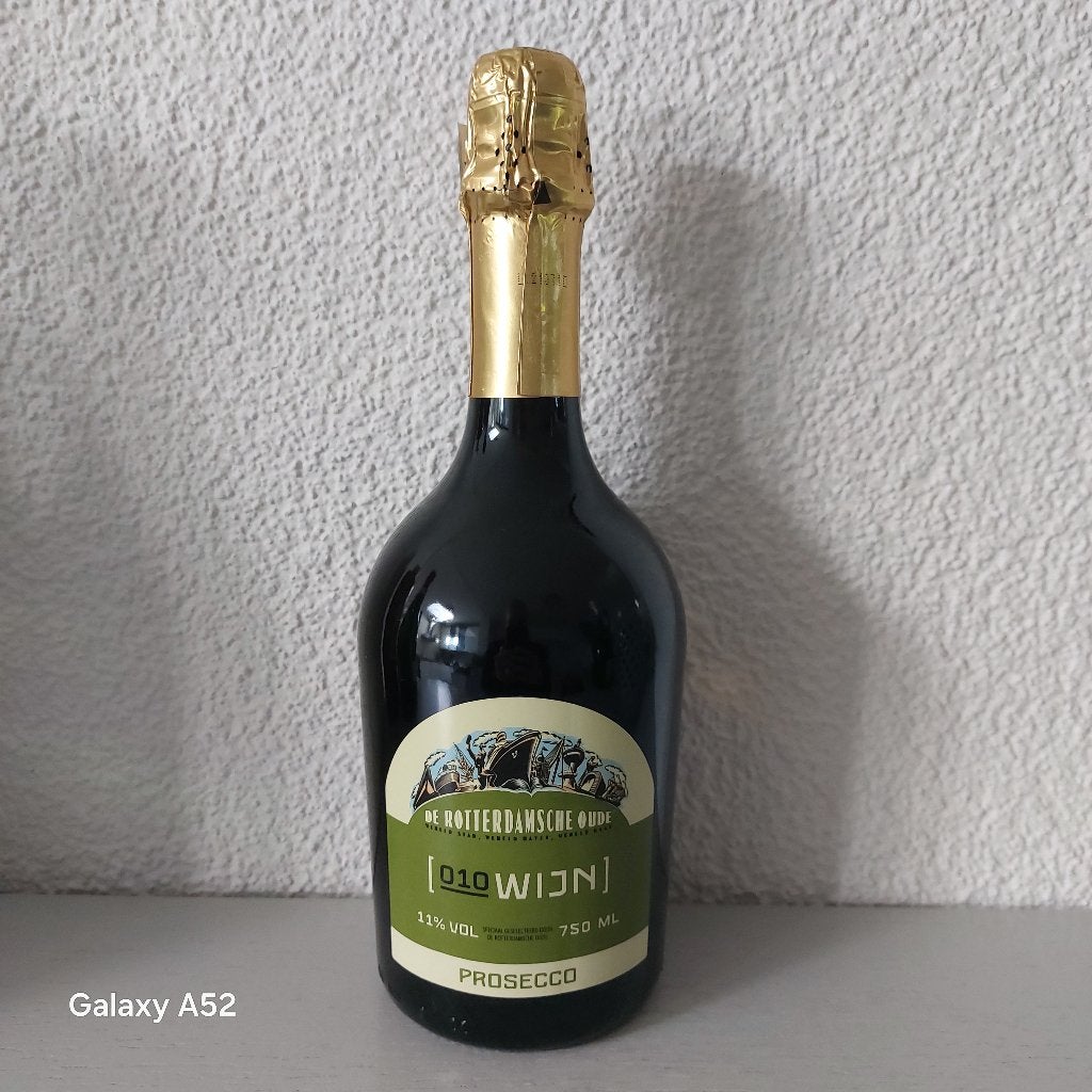 Rotterdamse Oude 010 wijn prosecco - NIEUW, Verzamelen, Wijnen, Overige gebieden, Overige typen, Nieuw, Ophalen of Verzenden