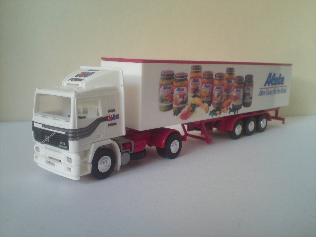 Herpa / Albedo Volvo F12 trailer Alete., Ophalen of Verzenden, Zo goed als nieuw, Bus of Vrachtwagen, Herpa
