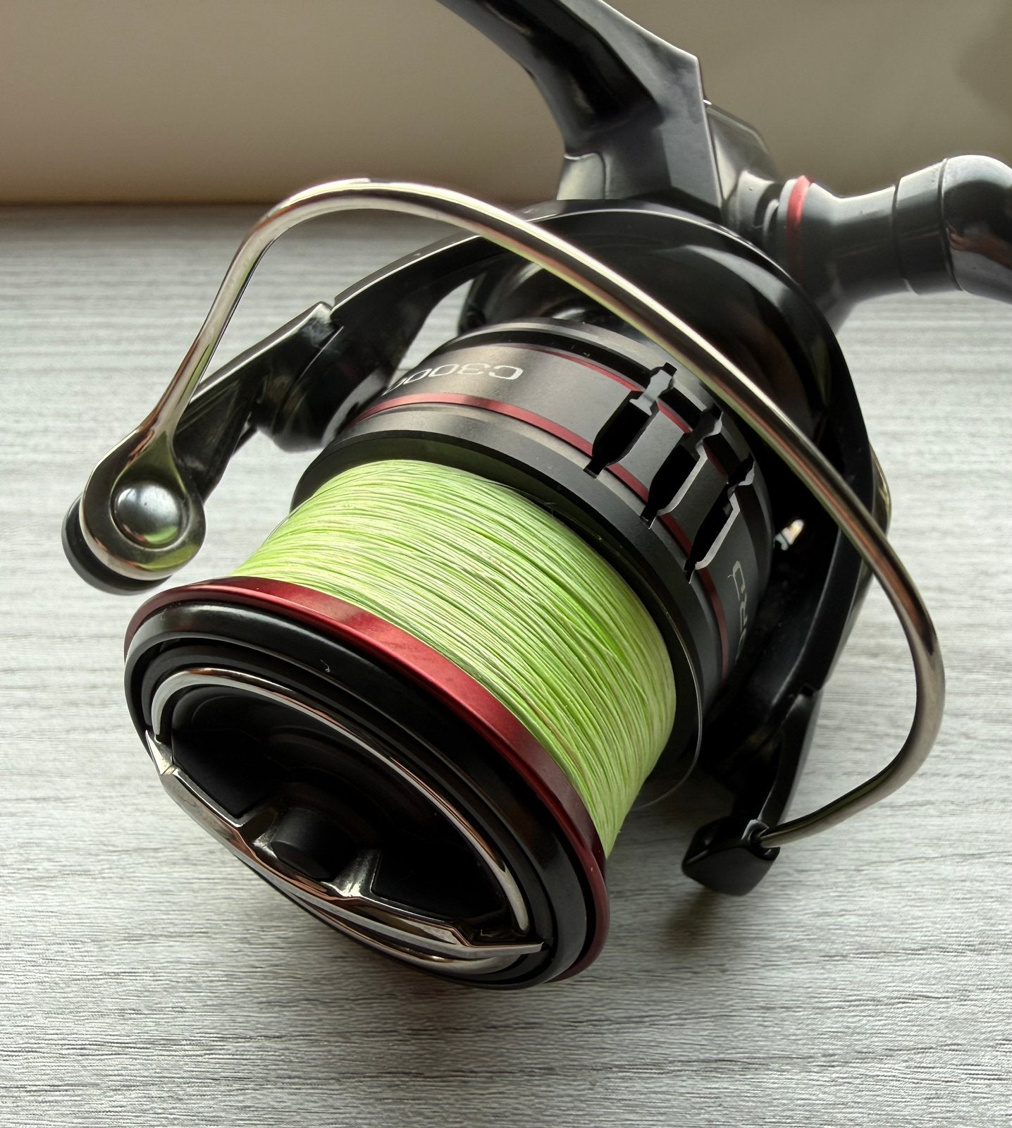 Shimano vanford C3000 zgan +Kairiki, Ophalen of Verzenden, Zo goed als nieuw, Molen
