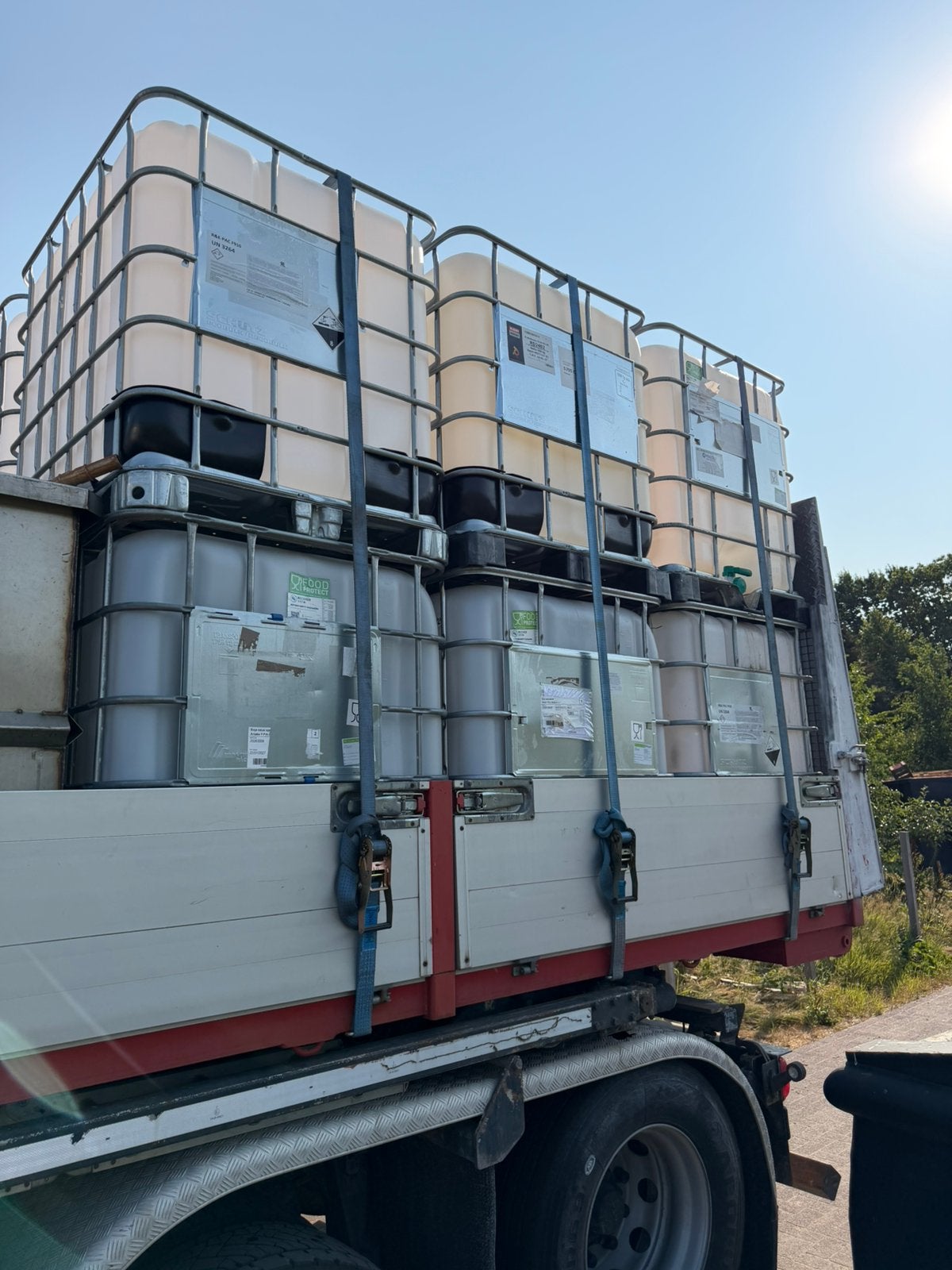 IBC container krat watertank ibc vaten. Regenton houtkist, 150 liter of meer, Ophalen, Zo goed als nieuw