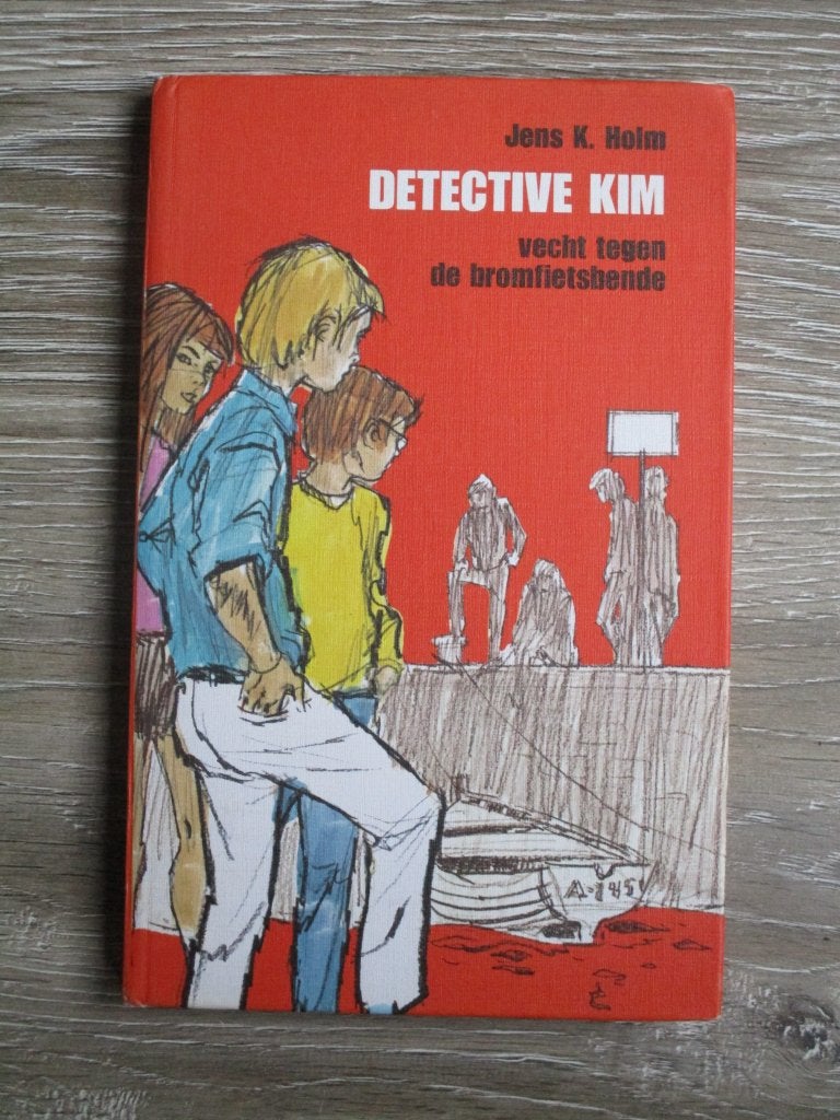 Detective Kim vecht tegen de bomfietsbende - JEns K. Holm, Ophalen of Verzenden, Gelezen, Fictie algemeen