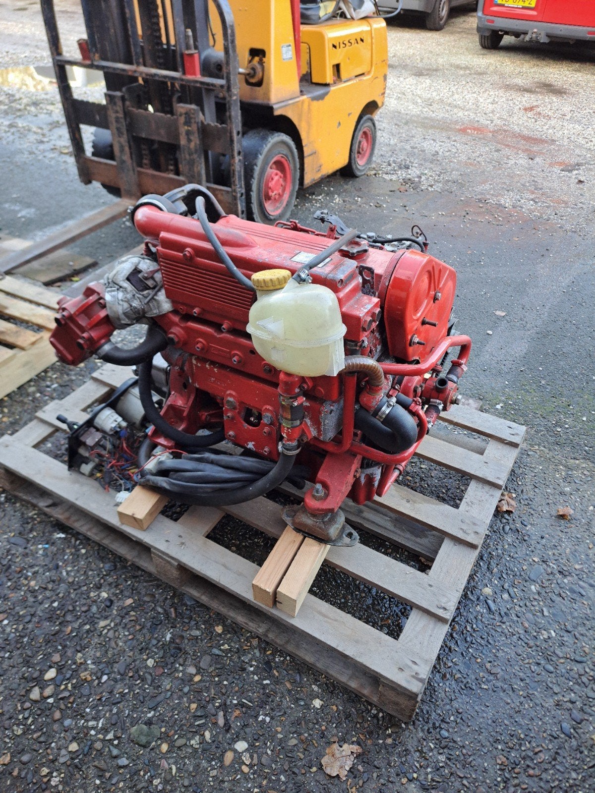 70 pk FNM IVECO scheepsdiesel inboordmotor, Gebruikt, Binnenboordmotor, Met afstandsbediening, Diesel