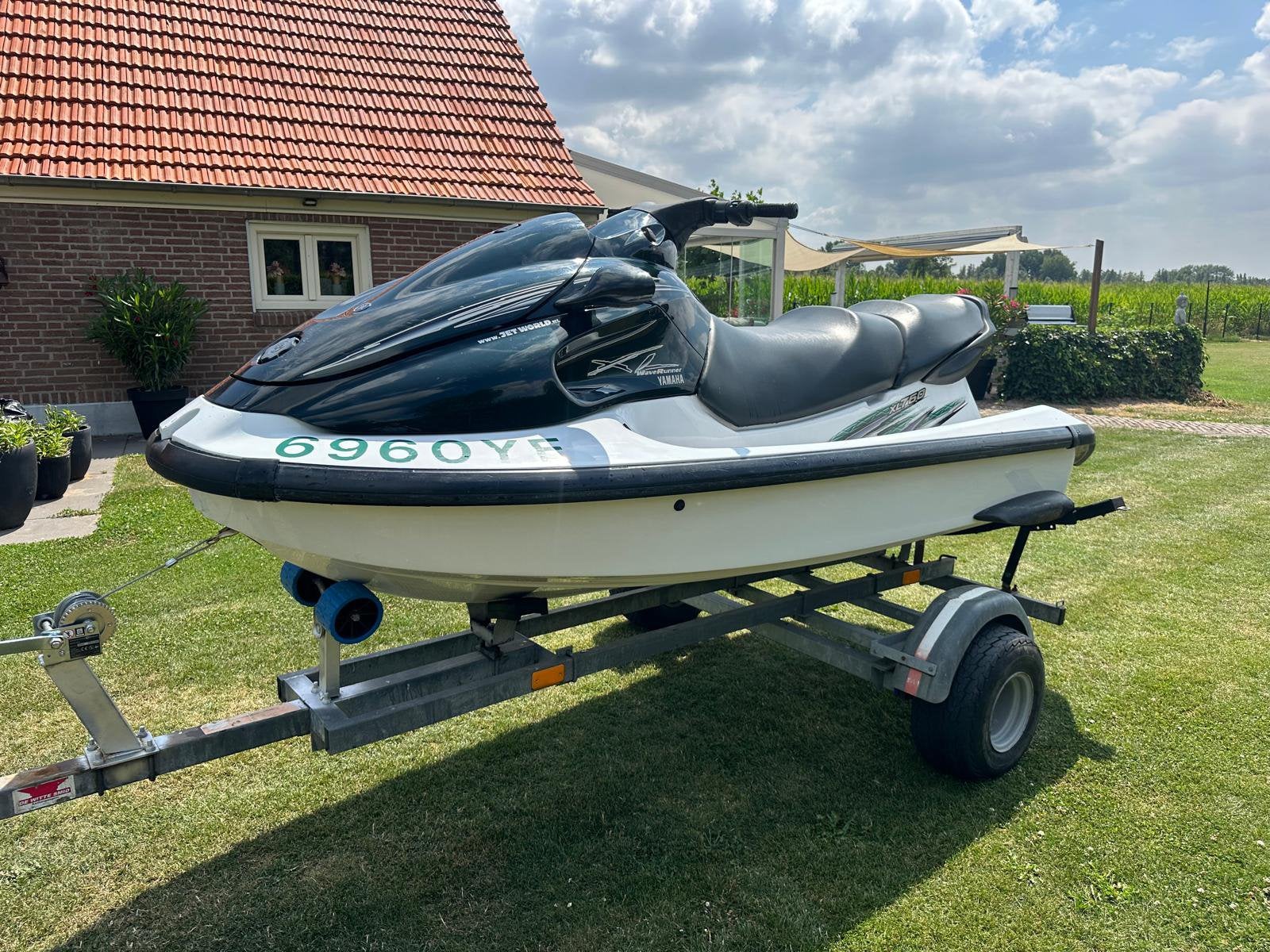Yamaha Waverunner 760 XL Zonder trailer, Watersport en Boten, Ophalen, Zo goed als nieuw, Benzine