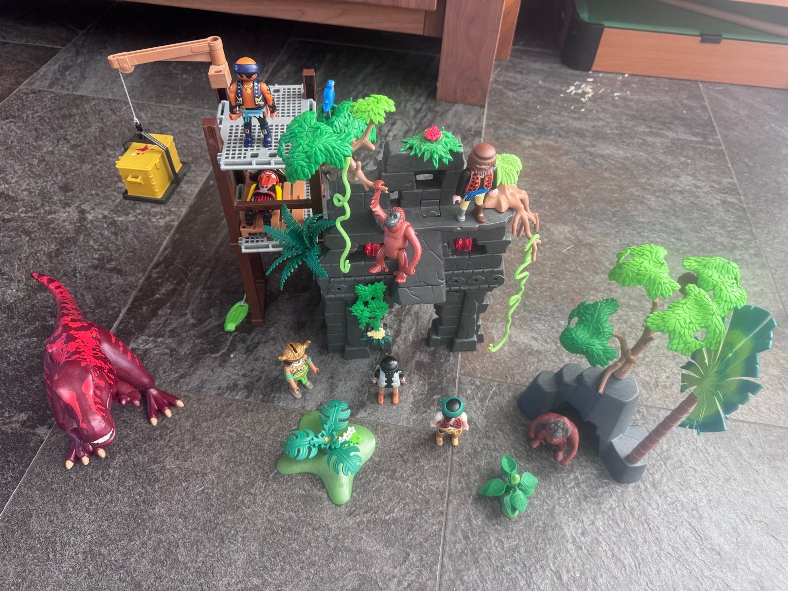Playmobil Jungle met Dino en Avonturiers, Wild life, Gebruikt, Complete set, Overige typen