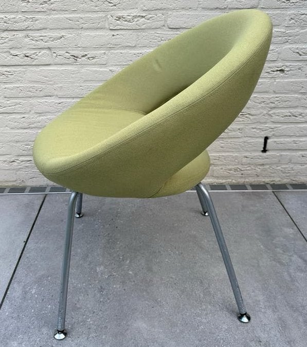 Artifort Nina stoelen Lichtgroen fauteuil eetkamer, Ophalen, Gebruikt, Overige kleuren, Design