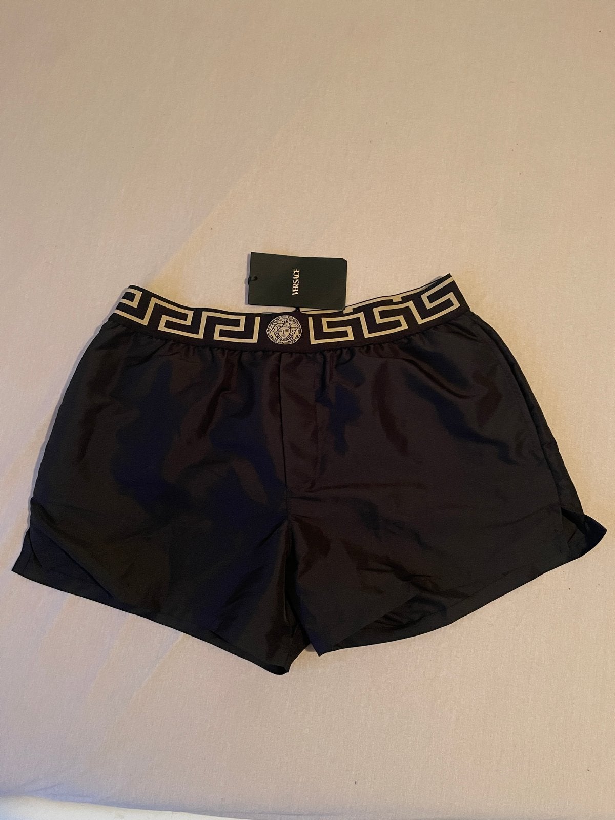 Nieuwe originele Versace zwembroek maat M, Kleding | Heren, Badmode en Zwemkleding, Ophalen of Verzenden, Maat 48/50 (M), Zwart