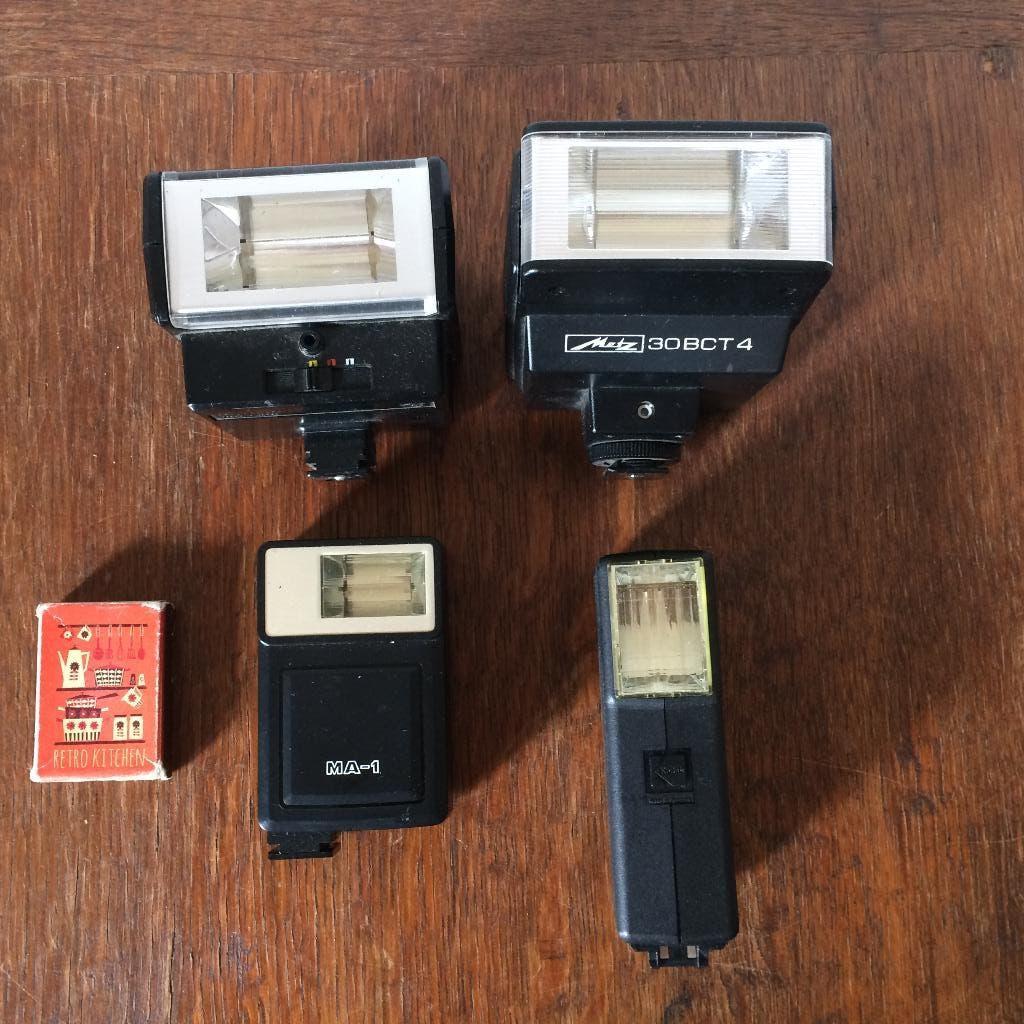 5 flitsers voor fotocamera fototoestel spiegelreflexcamera, Ophalen of Verzenden, Gebruikt, Overige merken