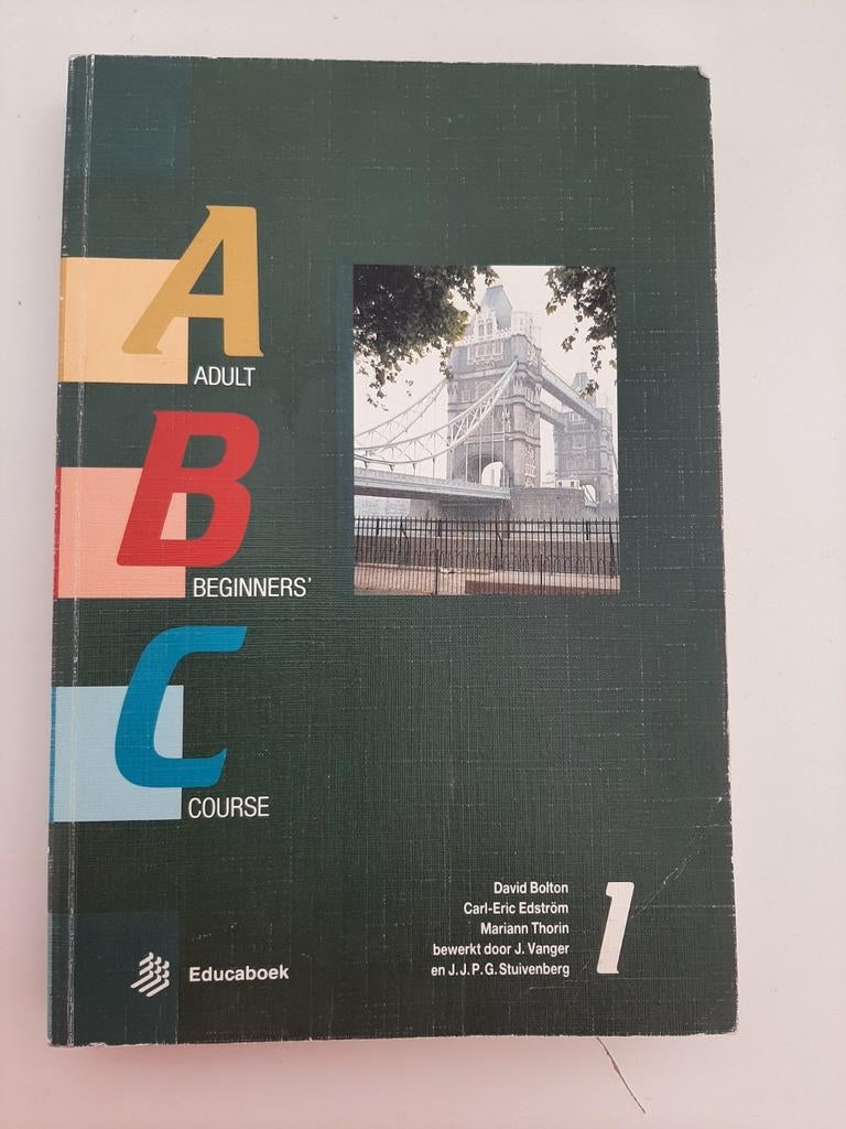 ABC Adult Beginners Course 1 - Educaboek Engels, Gelezen, David Bolton, Carl-Eric Edström, Mariann Thorin, Ophalen of Verzenden