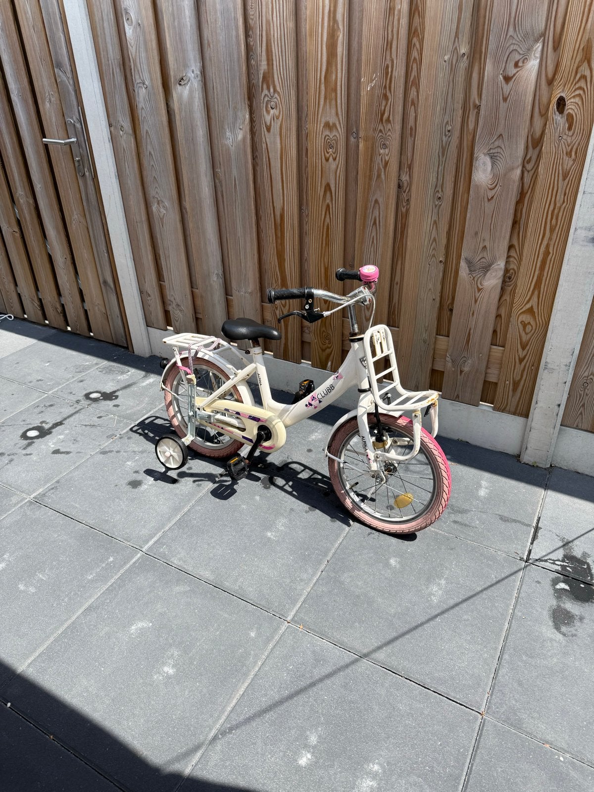 Gebruikte kinderfiets 35 cm - Ideaal voor de eerste meters, Fietsen en Brommers, Ophalen, Gebruikt, Minder dan 16 inch, Zijwieltjes
