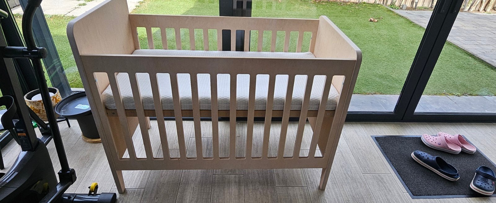 Houten babywieg van Timgro (60*120cm), Ophalen of Verzenden, Zo goed als nieuw, Ledikant