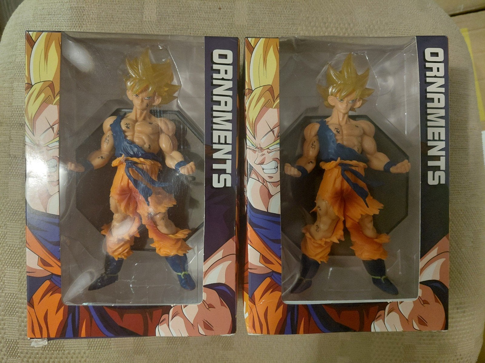 2x Dragon Ball Z Super Saiyan Son Goku actiefiguren, Ophalen of Verzenden, Nieuw