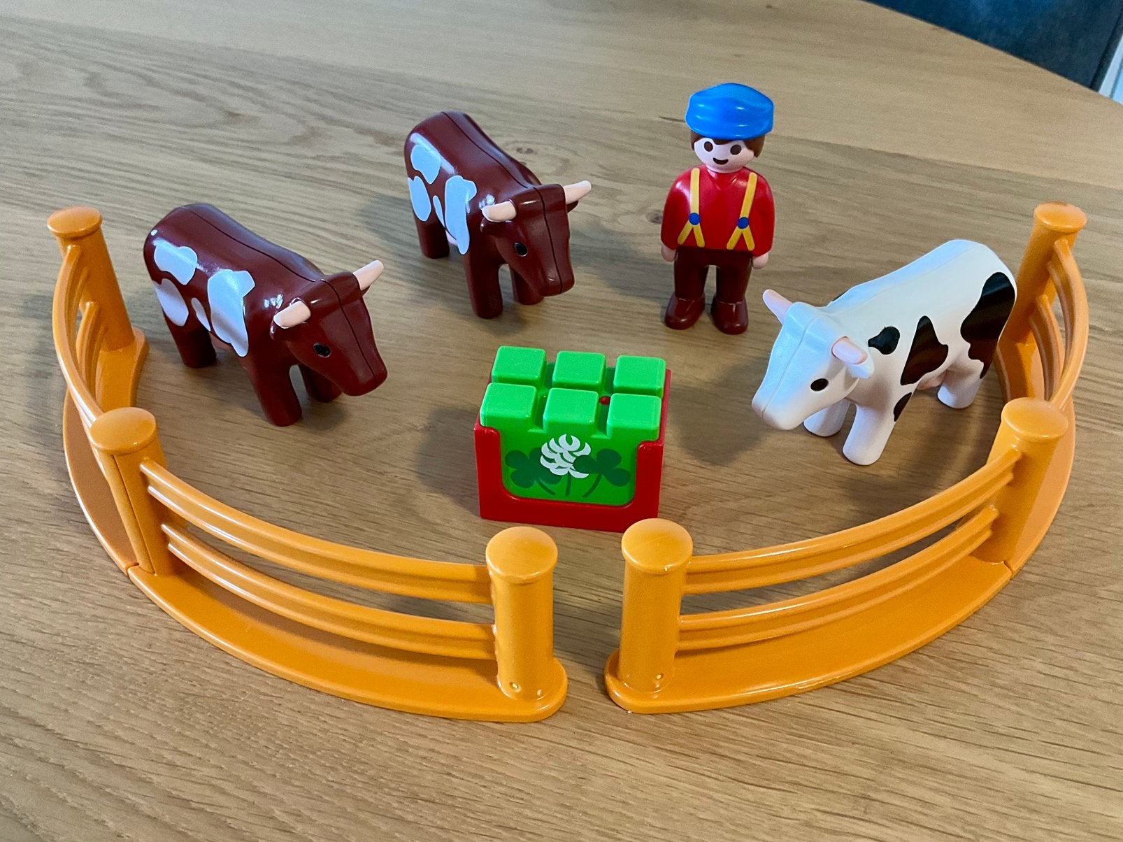 Playmobil 123 : Koeien in de Wei, Kinderen en Baby's, Ophalen, Gebruikt