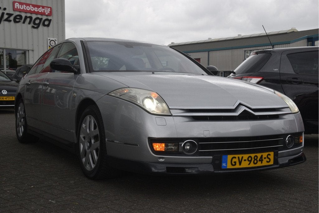 Citroën C6 3.0 V6 Exclusive Navi | open dak | Head-up | Xen, Auto's, Citroën, Gebruikt, Zwart, C6, Leder