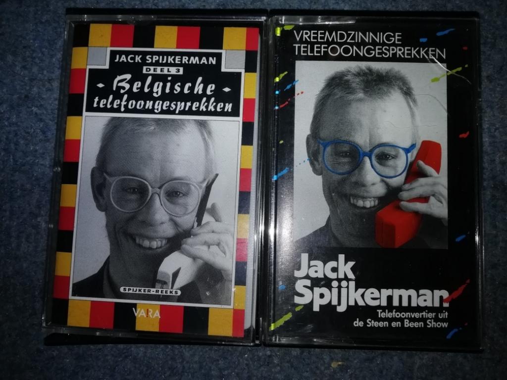 Vreemdzinnige en belgische telefoongesprekken Spijkerman, 2 t/m 25 bandjes, Ophalen of Verzenden, Zo goed als nieuw, Origineel