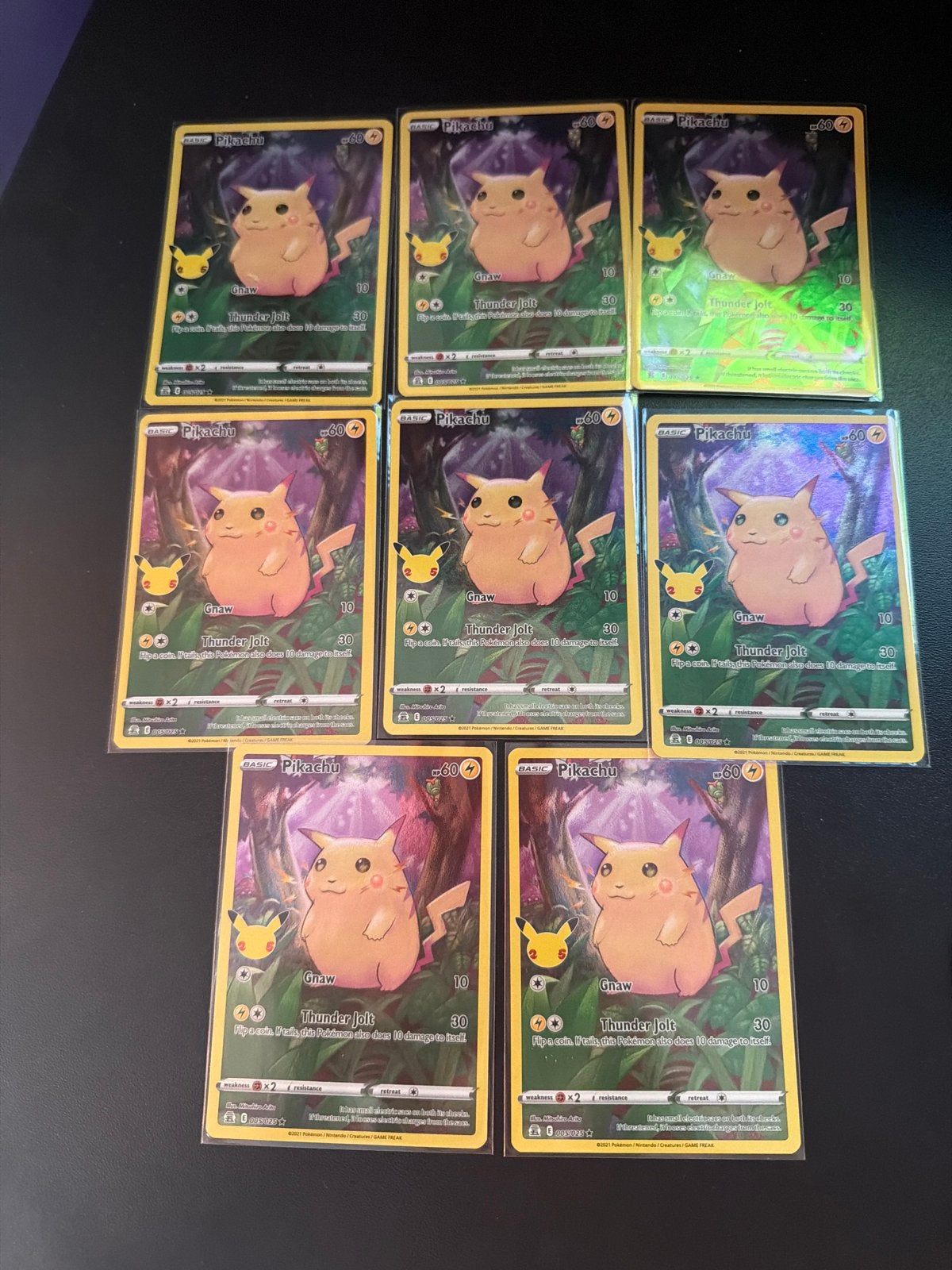 Pikachu Celebrations 25th Anniversary Pokémon Kaarten, Ophalen of Verzenden, Zo goed als nieuw, Meerdere kaarten