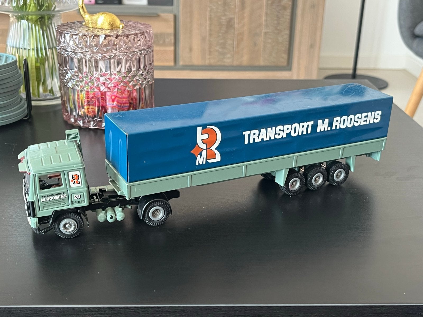 Tekno vrachtwagen 1:43, Ophalen of Verzenden, Gebruikt