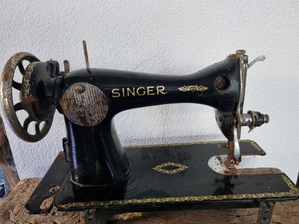 Antieke Singer Naaimachine voor Decoratie zonder onderstel, Antiek en Kunst, Ophalen