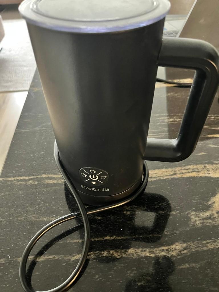 Melkopschuimer Brabantia zgan, Ophalen, Zo goed als nieuw