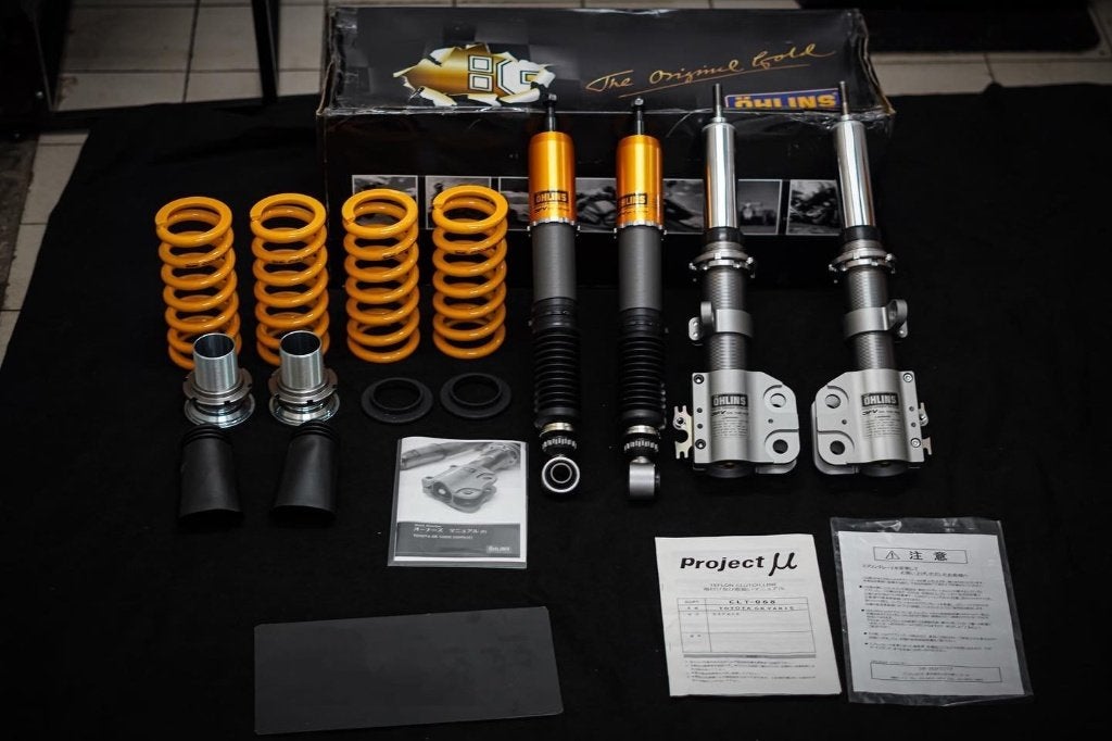Ohlins DFV schroefset verlaging - Toyota Yaris GR, Auto diversen, Tuning en Styling, Ophalen of Verzenden