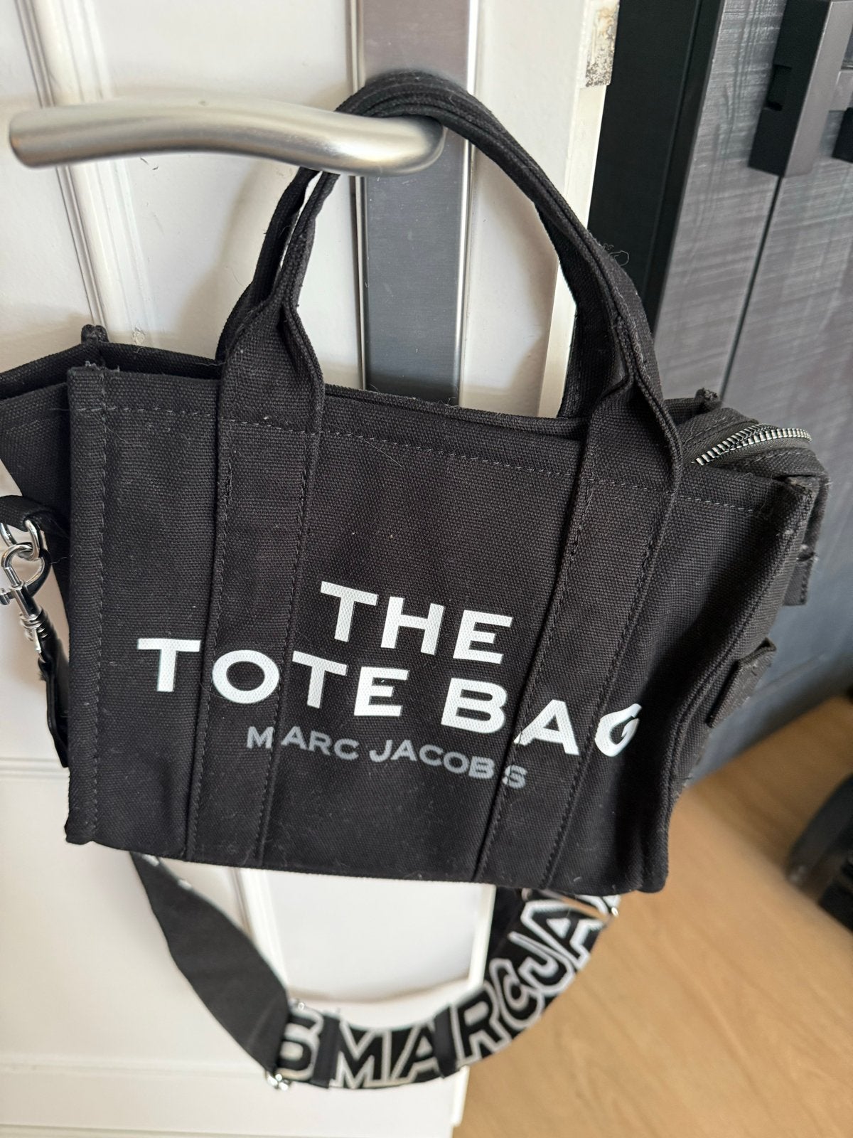 Marc Jacobs The Tote Bag - Zwart, Ophalen of Verzenden, Gebruikt, Zwart, Handtas