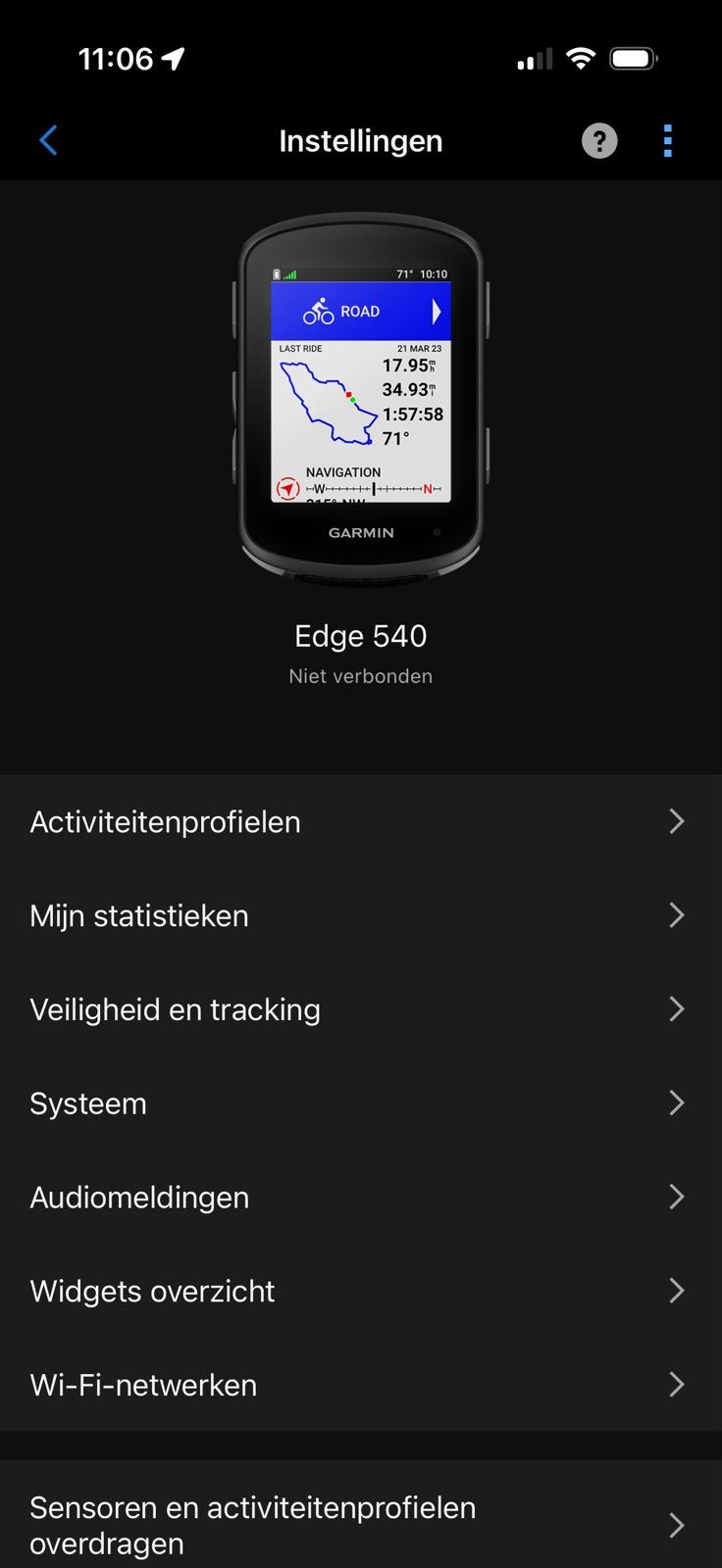 Garmin Edge 540 Fietscomputer met GPS, Fietsen en Brommers, Fietsaccessoires | Fietscomputers, Ophalen of Verzenden, Draadloos