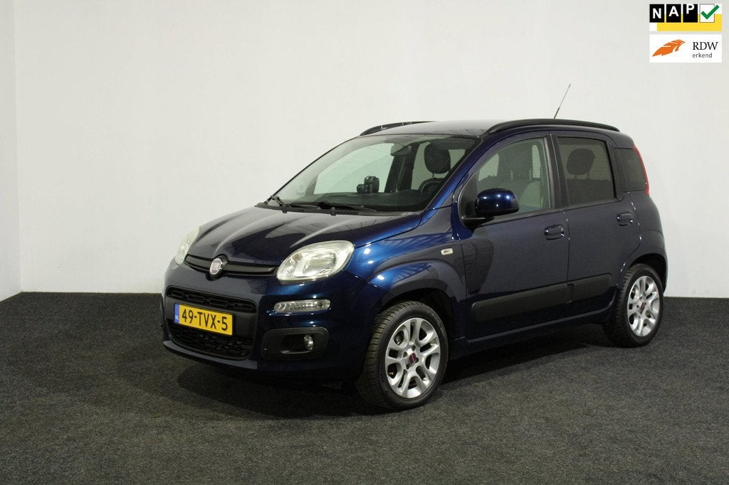 Fiat Panda 0.9 TwinAir Lounge – Compact, Stijlvol en Zuini, Auto's, Voorwielaandrijving, Euro 5, Zwart, Panda