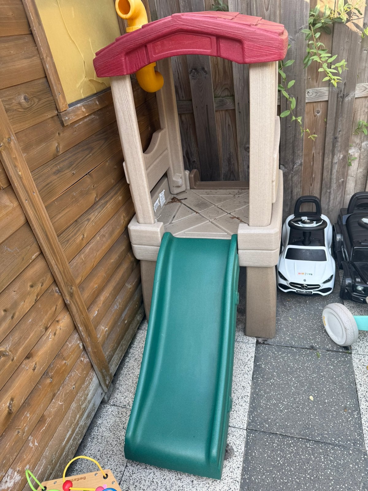 Glijbaan met huisje, Ophalen of Verzenden, Zo goed als nieuw, Glijbaan