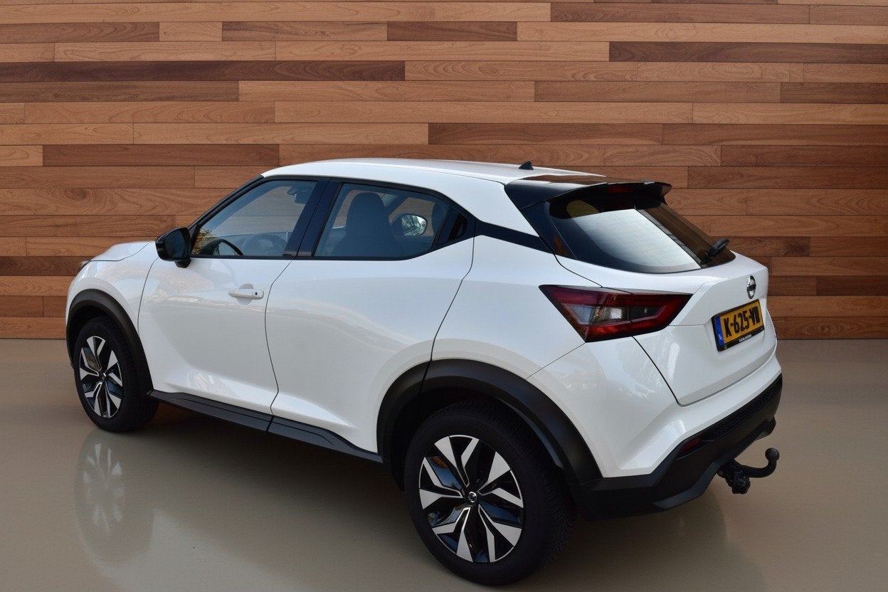 Nissan Juke 1.0 DIG-T Acenta | CARPLAY | CAMERA | TREKHAAK V, Voorwielaandrijving, Stof, Met garantie (alle), 116 pk