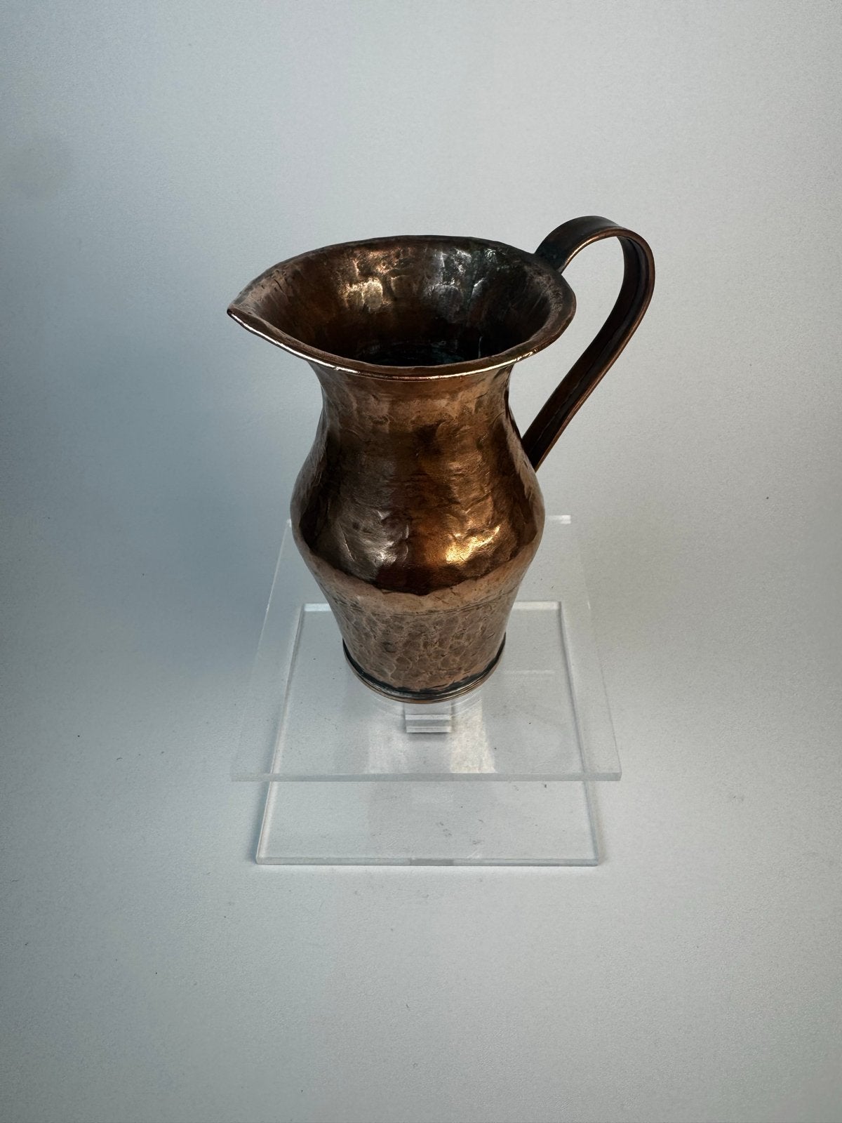 Antiek Handgemaakt Koperen Kannetje - Uniek Decoratiestuk, Antiek en Kunst, Ophalen of Verzenden, Koper