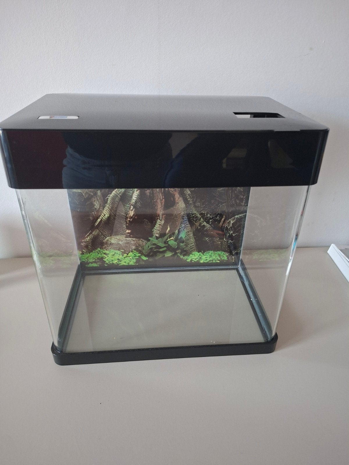 Aquarium Panorama 35 LED van Superfish, Ophalen, Inclusief toebehoren, Zo goed als nieuw, Leeg aquarium