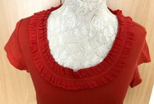 Liz Claiborne top S, Kleding | Dames, Ophalen of Verzenden, Zo goed als nieuw, Korte mouw, Maat 36 (S)