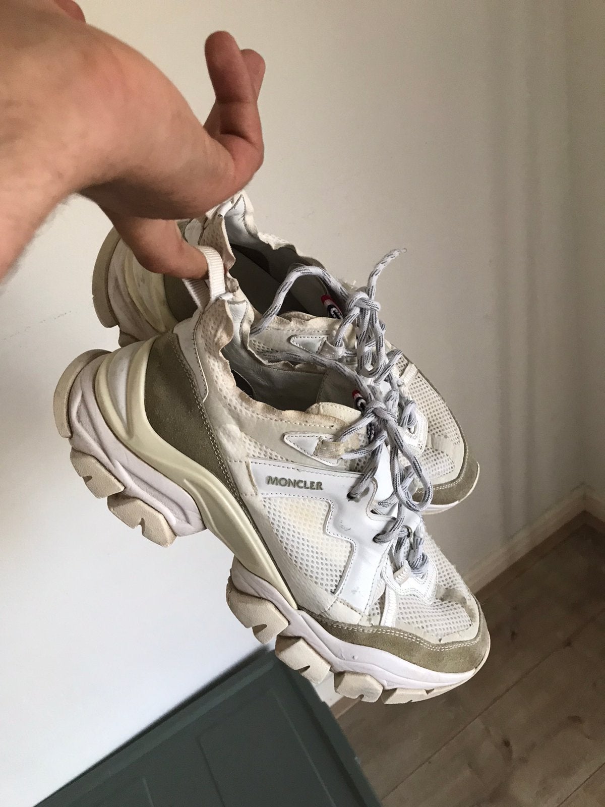 Moncler 42 trace geen prada etq versace patta, Ophalen of Verzenden