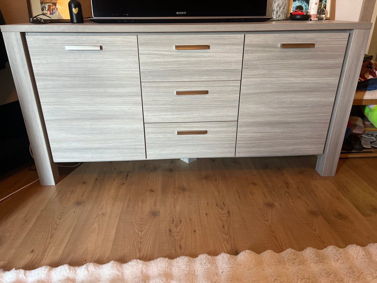 Mooi nette dressoir - 170 cm breed, 84 cm hoog, Ophalen, 150 tot 200 cm, Zo goed als nieuw, Met lade(s)