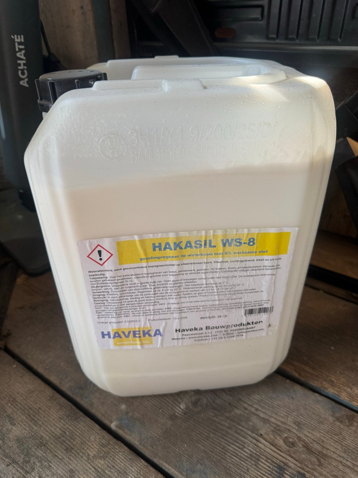 HAKASIL WS-8 Gevelimpregneer - 20 Liter, Ophalen, Overige kleuren, Nieuw, Beits