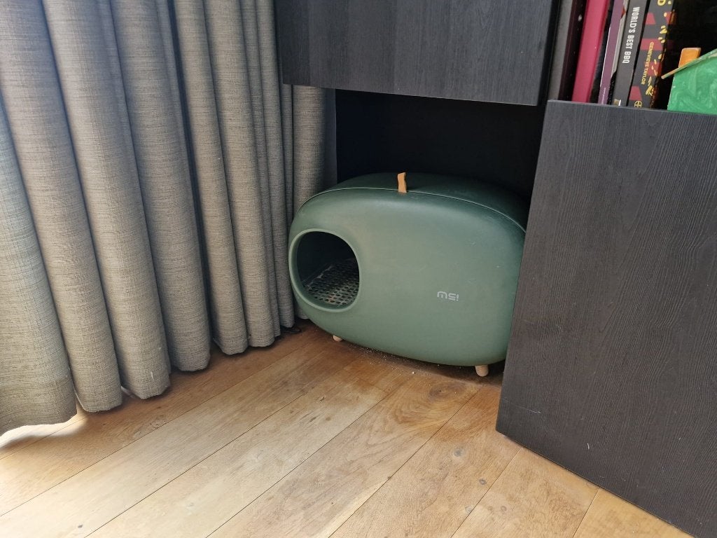 Design kattenbak, Dieren en Toebehoren, Ophalen, Gebruikt, Gesloten