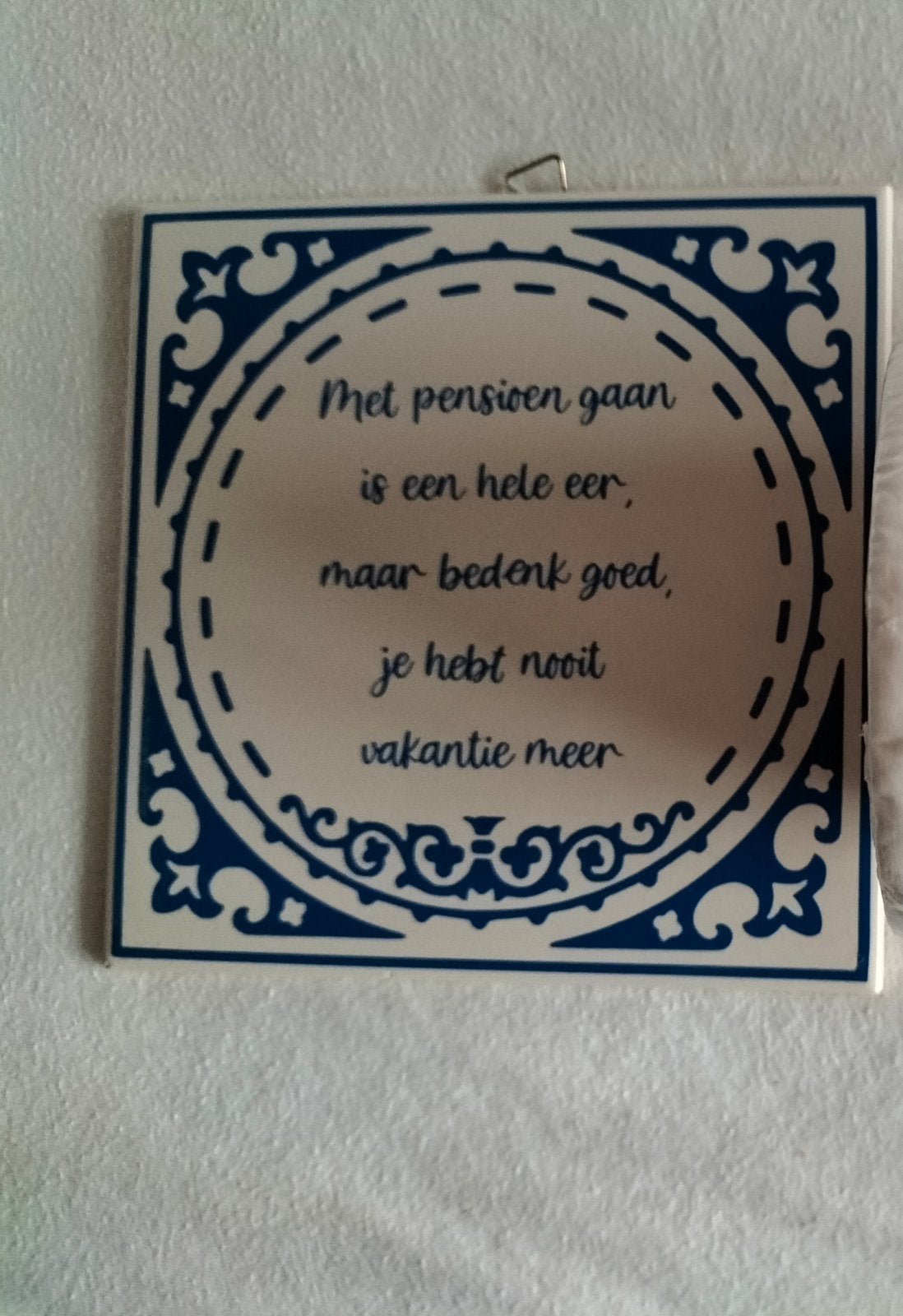 Cadeautjes voor pensioen en Opa&Oma, Ophalen of Verzenden, Zo goed als nieuw