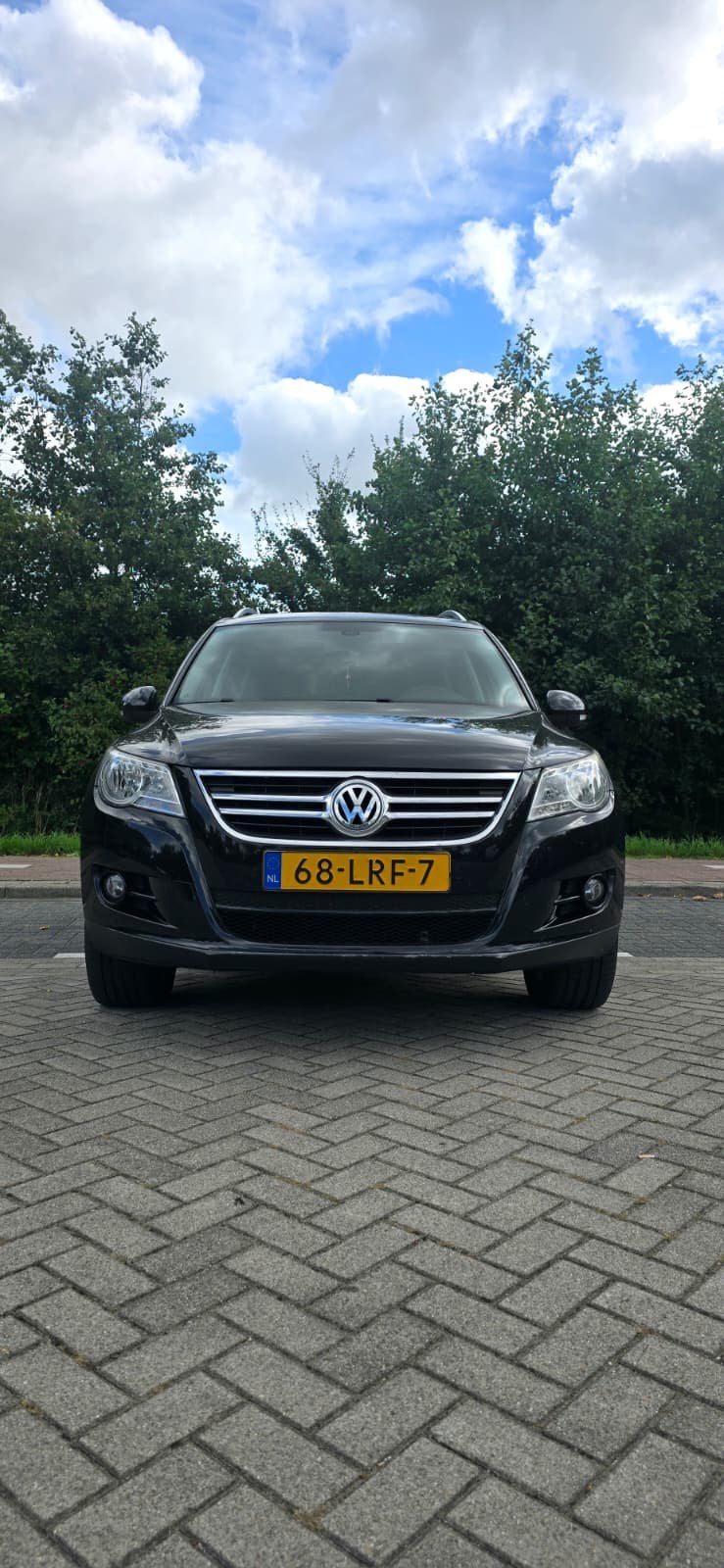 Volkswagen Tiguan 2.0 Tfsi 125KW 4MOTION DSG 2010 Zwart, Auto's, Automaat, Stof, 4 cilinders, 1984 cc