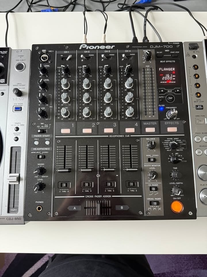 Pioneer DJM 700K mixer, Ophalen, Zo goed als nieuw, Dj-set, Pioneer