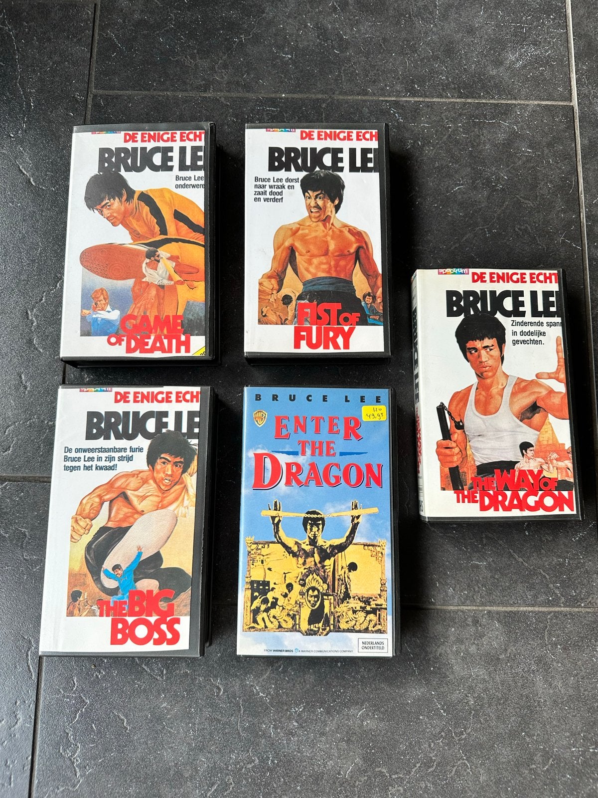 Bruce Lee VHS Collectie: 5 Iconische Martial Arts Films, Boxset, Vanaf 16 jaar, Martial arts, Ophalen of Verzenden